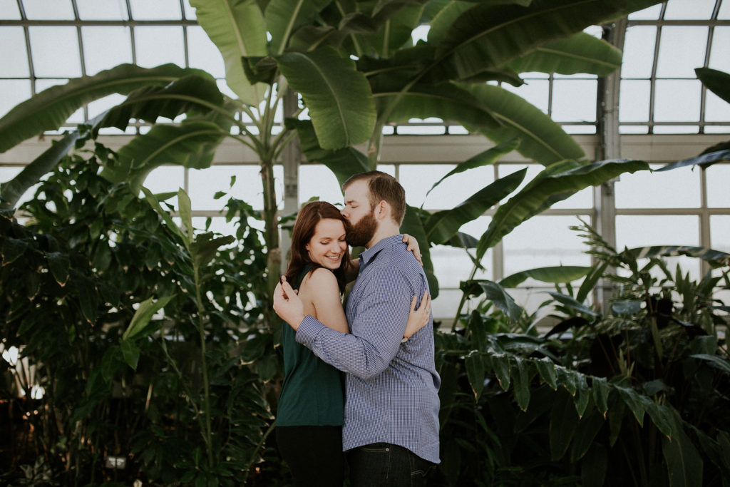 Megan Renee Photography Garfield Park Conservatory Chicago Engagement Session