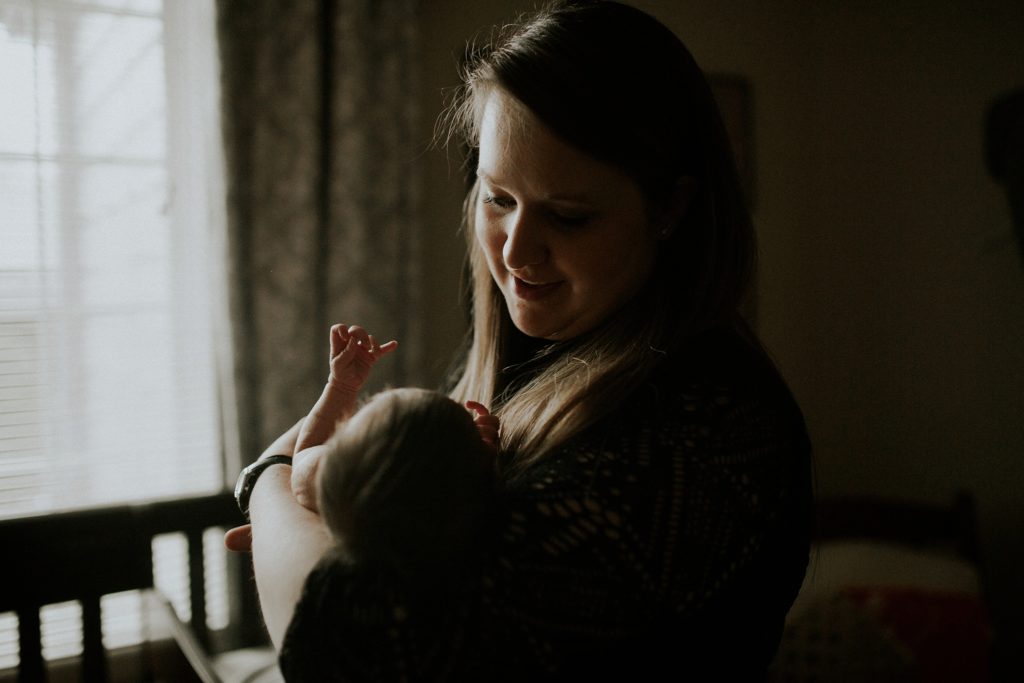 Megan Renee Photography fort wayne lifestyle newborn session